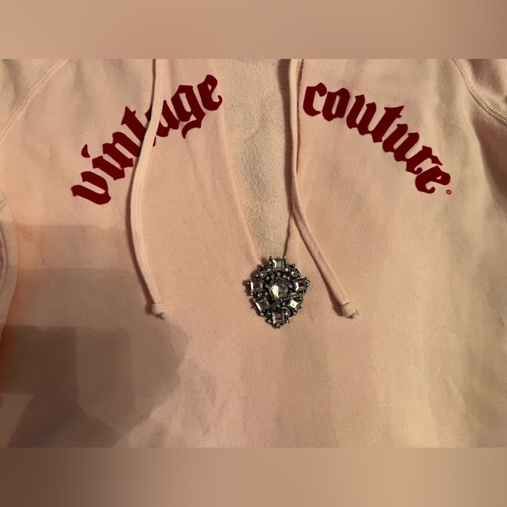 Juicy Couture RARE Vintage Y2K Pink Set w/Brooch VINTAGE COUTURE Set💕 - Picture 8 of 16
